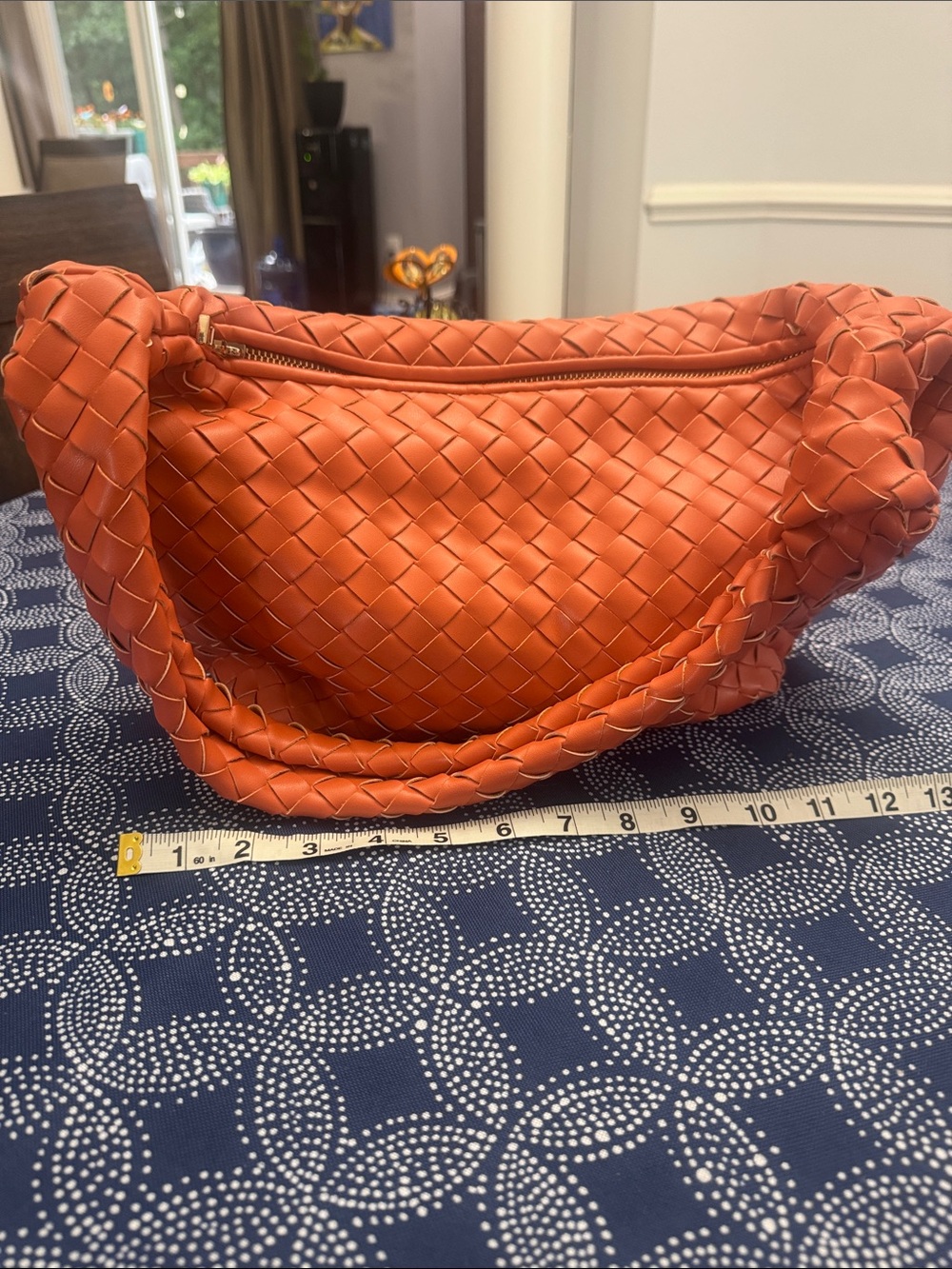 A New Day Woven Orange Shoulder Bag - Stylish Women's Handbag
